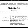 Binder Maria 1900-1979 Todesanzeige